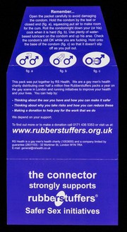 The Connector strongly supports Rubberstuffers safer sex initiatives / RS Health Limited.