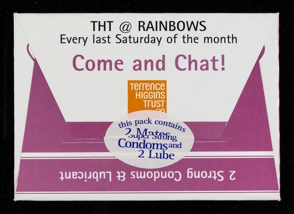 Bang : THT @ Rainbows every last Saturday of the month, come and chat! / Terrence Higgins Trust.