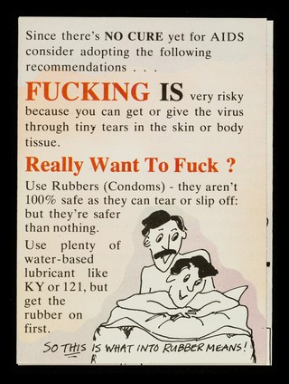 SEX... : free leaflet / The Terrence Higgins Trust ; painting illustrations by John Lupton ; design by Richard Green and Shelley Davies.