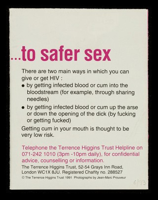 Tales of gay sex. 2, Tie him down... / Terrence Higgins Trust.