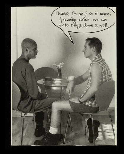 Tales of gay sex. 16, Let those fingers do the talking... / Terrence Higgins Trust, Deaf MESMAC.