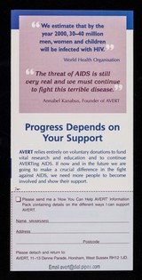 AVERTing AIDS and HIV / AVERT.