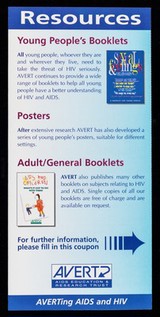 AVERT's AIDS & HIV services : "AVERTing AIDS and HIV" through education and funding medical research / AVERT.