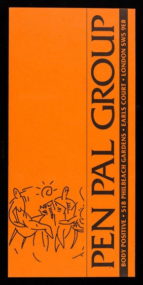 Pen pal group : Body Positive, 51B Philbeach Gardens, Earls Court, London SW5 9EB.