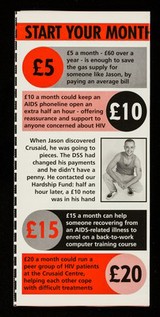 I can cope with the pain and the drugs and the fear. But the gas bill... : support Crusaid / Crusaid, the national fundraiser for HIV & AIDS.