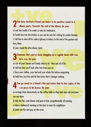 If someone tells you he's +ve does it change the way you feel about him? / GMFA, Crusaid.