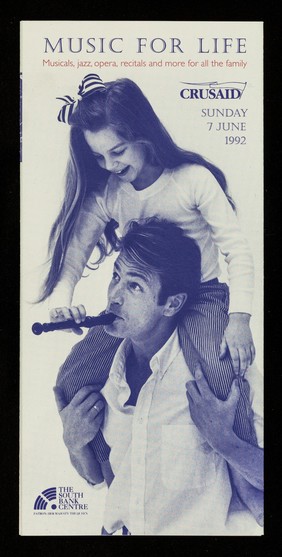 Music for life : musicals, jazz, opera, recitals and more for all the family ; Sunday 7 June 1992 / Crusaid.