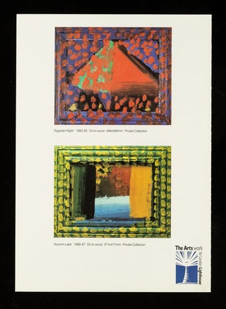London Lighthouse christmas artist 1992 : Howard Hodgkin / London Lighthouse.