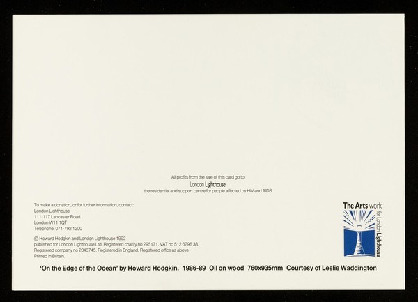 With best wishes : London Lighthouse wishes you a very happy 1993 / London Lighthouse.