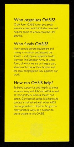Chalk Farm Oasis AIDS care centre : living room : the Salvation Army Hall, Haverstock Hill, London, NW3.
