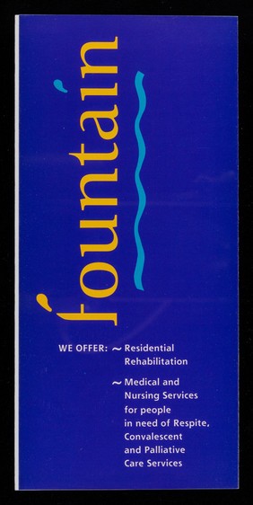 Fountain : a unique residential facility for people living with HIV/AIDS and experiencing problems with drug use.