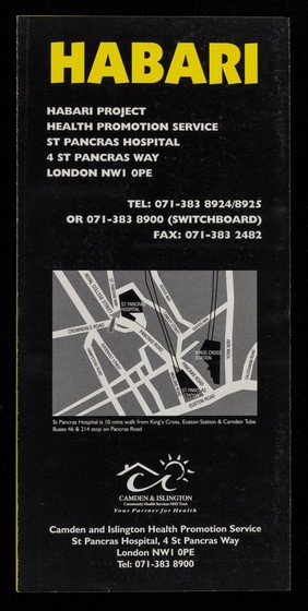 Habari / Habari Project, Health Promotion Services, St. Pancras Hospital ; Camden & Islington Health Promotion Service.