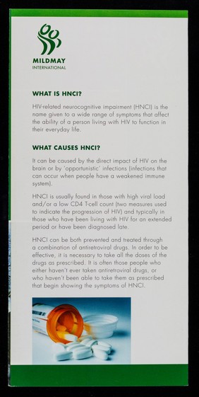 The changing face of HIV : Mildmay UK responding to HIV-related neurocognitive impairment / Mildmay International.