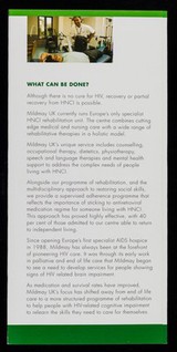 The changing face of HIV : Mildmay UK responding to HIV-related neurocognitive impairment / Mildmay International.