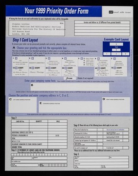 Your 1999 priority order form / National AIDS Trust ; Prof. Michael Adler, Chairman.