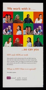 We work with it... : ...so can you / aNational AIDS Trust, employers initiative.