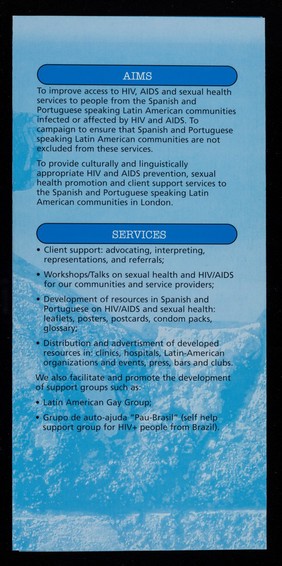 Naz Latina : a culturally and linguistically appropriate prevention and support service for Latin American communities in London / NPL, Naz Project London.