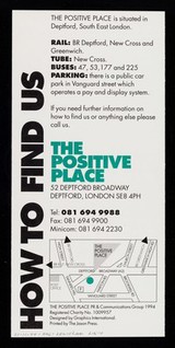 Services at the Positive Place : Summer 1994 : a centre for the support and care of people affected by HIV and AIDS / The Positive Place.