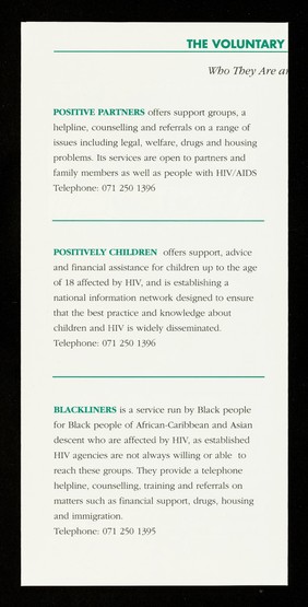 An introduction to Shepherdess Walk : a community based services for people affected by HIV / AIDS : 100 Shepherdess Walk, London N1 7JN / Hackney Council.
