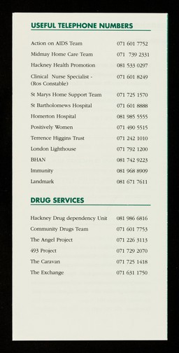 An introduction to Shepherdess Walk : a community based services for people affected by HIV / AIDS : 100 Shepherdess Walk, London N1 7JN / Hackney Council.