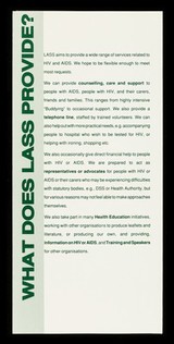 LASS : Leicestershire AIDS Support Services.