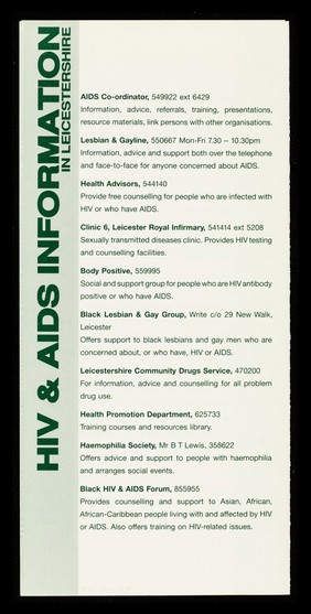 LASS : Leicestershire AIDS Support Services.