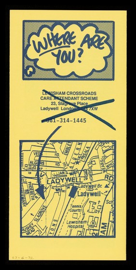 Positive Action : the attendant scheme for people with the HIV virus or who are living with AIDS / Lewisham Crossroads.
