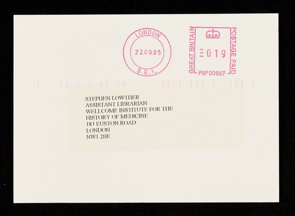 World AIDS Day 1st December 1995 : thank you for registering for the World AIDS Day 1995 resource pack ... / Keith Winestein.