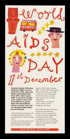 World AIDS Day 1st December / World AIDS Day Project, National AIDS Trust, Health Education Authority.