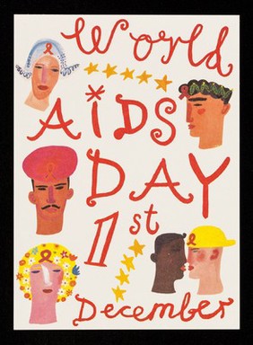 World AIDS Day 1st December / World AIDS Day Project, National AIDS Trust, Health Education Authority ; ilustrations by Christopher Corr.