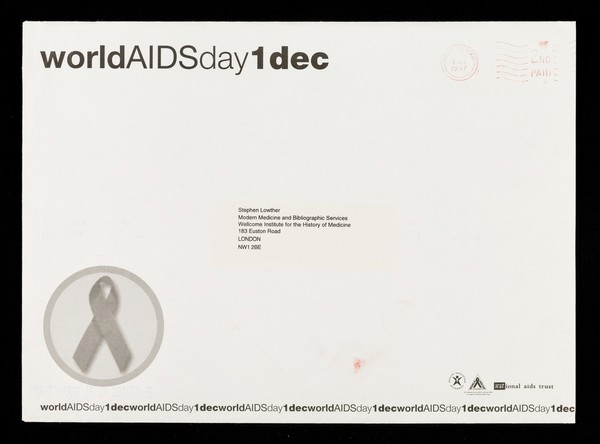 WorldAIDSday 1 dec / Health Education Authority, World AIDS Day Project, National AIDS Trust.