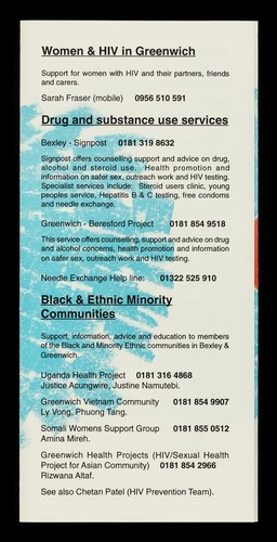 Get yourself connected : HIV & AIDS services in Bexley & Greenwich / Bexley & Greenwich Health Promotion Service.