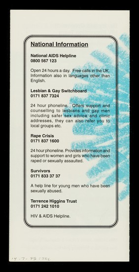 Get yourself connected : HIV & AIDS services in Bexley & Greenwich / Bexley & Greenwich Health Promotion Service.