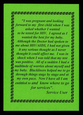 Worried about sexual health and HIV? : talk to us at Blackliners.