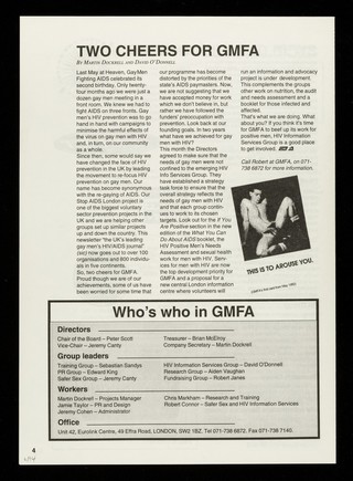 F***sheet : F***sheet special. June 1994. Free / GMFA.
