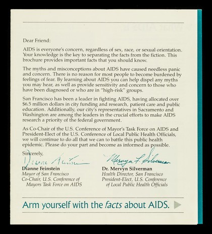 The best defense against AIDS is information / San Francisco AIDS Foundation.