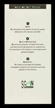 District HIV Co-ordinating Centre : uniting care and prevention into the 90's / South Glamorgan Health Authority, South Glamorgan AIDS Network.