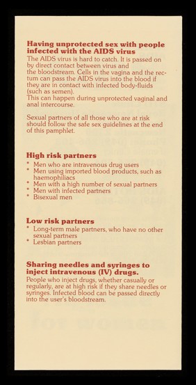 AIDS : an issue for women / Royal Newcastle Hospital.