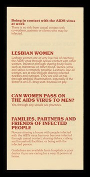 AIDS : an issue for women / Royal Newcastle Hospital.