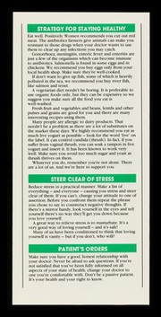 Women and AIDS : plain speaking about AIDS and how it affects women, written for women by the experts - women. 2, Positive result? - Look after yourself / Positively Women and Immunity.