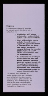 Plain speaking about HIV and AIDS and how it affects women, written for women by the experts - women. 3, HIV, pregnancy and children / Positively Women.