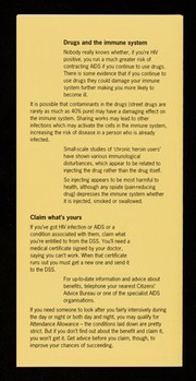 Plain speaking about HIV and AIDS and how it affects women, written for women by the experts - women. 4, Women, drugs and HIV / Positively Women.