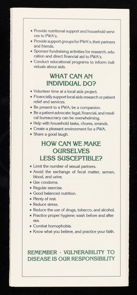 AIDS : a Christian response from the Metropolitan Community Church / written by the Reverend Stephen A. Pieters.