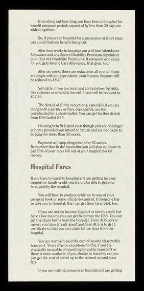 Your rights in the AIDS era. 9, Going into hospital / Immunity.