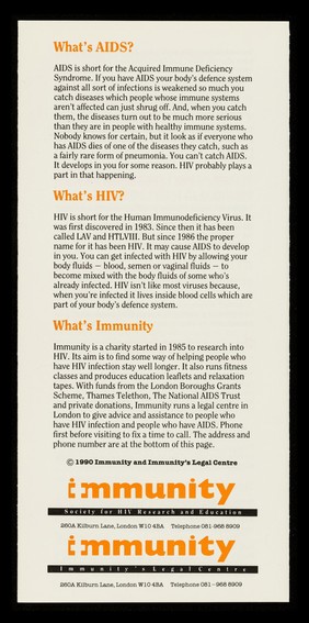 Your rights in the AIDS era. 13, Pensions / Immunity.