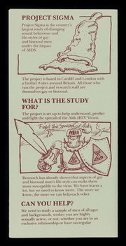 Socio-sexual investigations of gay men and AIDS : a three year study of male gay and bisexual lifestyles / Project Sigma.