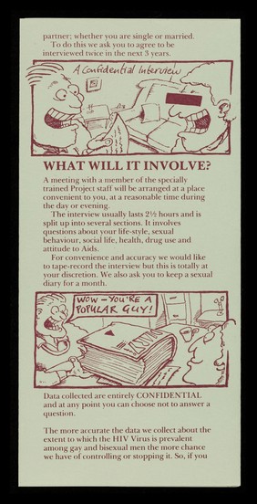Socio-sexual investigations of gay men and AIDS : a three year study of male gay and bisexual lifestyles / Project Sigma.