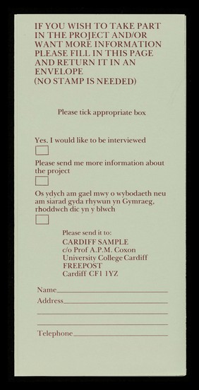 Socio-sexual investigations of gay men and AIDS : a three year study of male gay and bisexual lifestyles / Project Sigma.