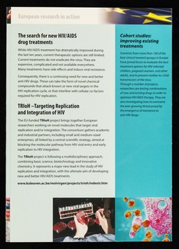 HIV/AIDS : Europe leading the global fight : European research in action / European Commission Directorate-General for Research.