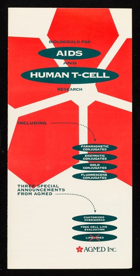 Biologicals for AIDS and human T-cell research : including paramagnetic conjugates, enzymatic conjugates, gold conjugates, fluorescene conjugates ... / AGMED Inc.